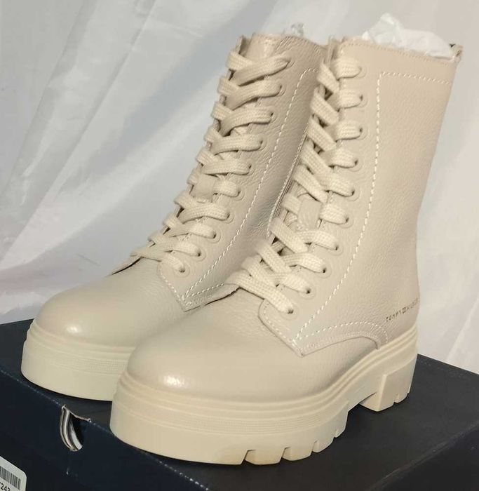 Tommy Hilfiger botas com atacadores Tam 37