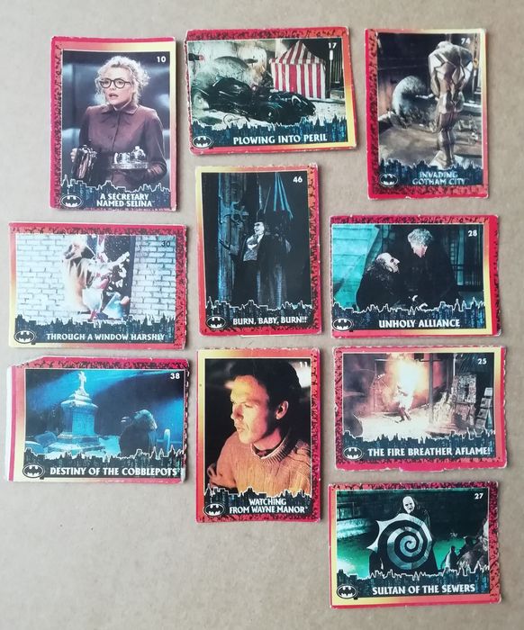 Карточки Бетман коллекционирование