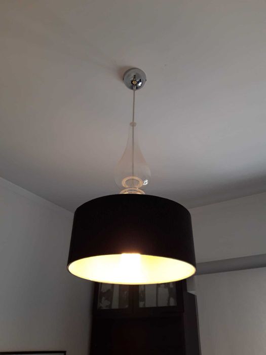 Candeeiro Suspenso com abajur