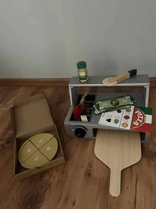 Drewniany zestaw do robienia pizzy melissa i doug
