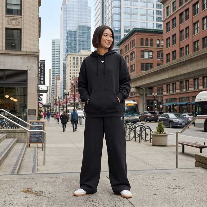 Adidas Essentials Oversized Fleece Suit