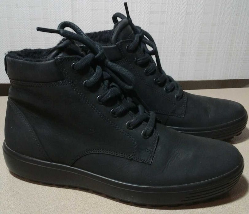 Мужские зимние ботинки Экко Ecco Soft 7 Tred модель 450194(02001)