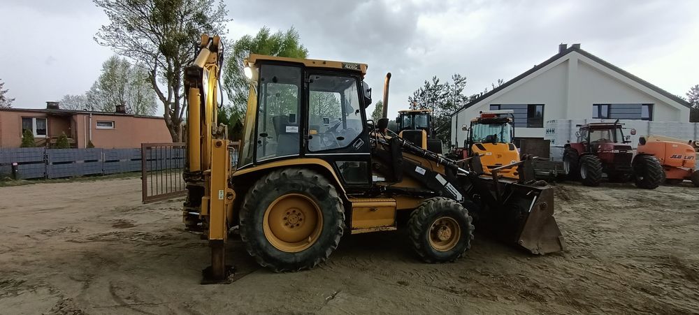 koparko ładowarka CAT 428c widły teleskop krokodyl 4x4 manual