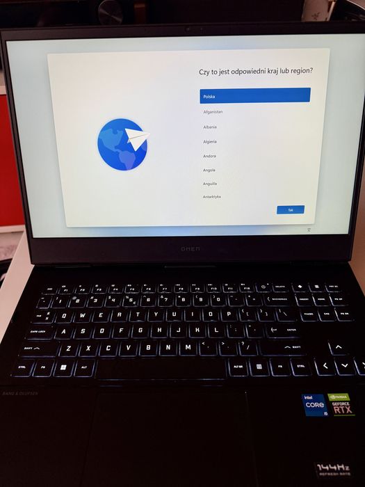 Laptop HP Omen 16-b0020nw