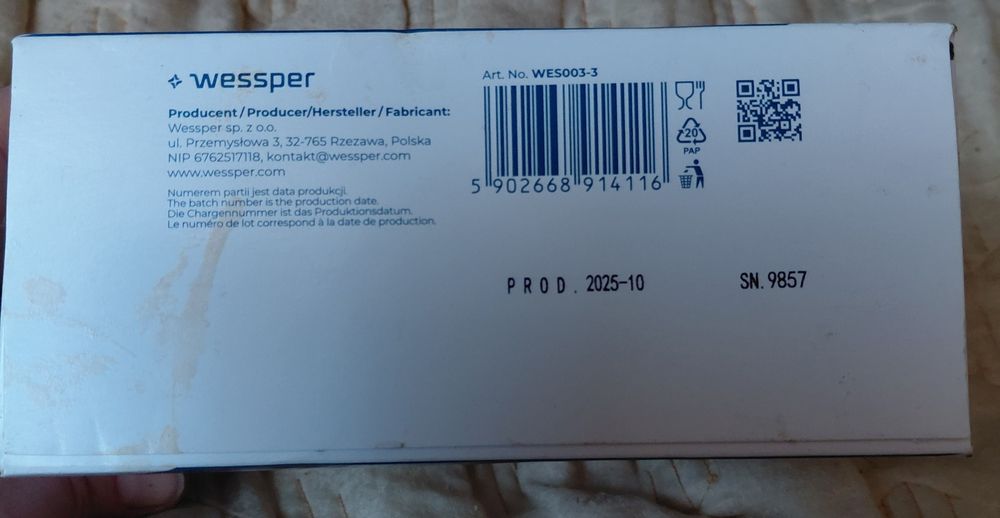 Wessper 3x filtr dzbankowy aquamax