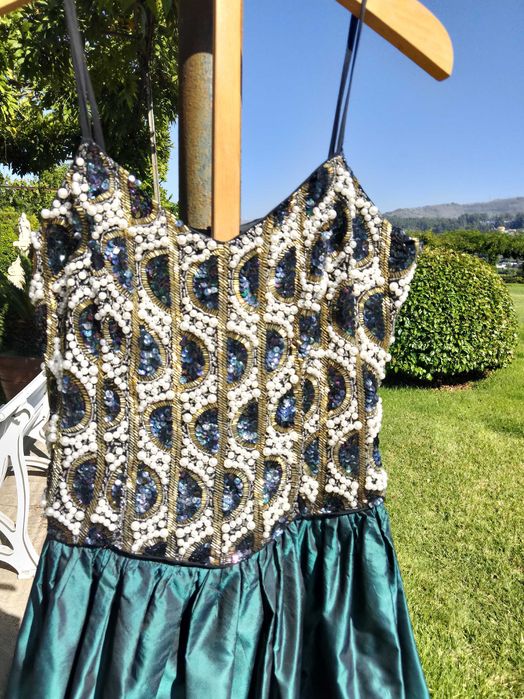 Vestido de alta costura para cerimónia