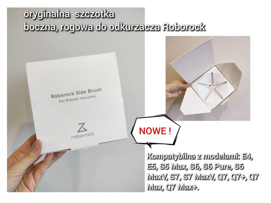 szczotka boczna  rogowa do odkurzacza S7, S7 MaxV, E4, E5,  i innych
