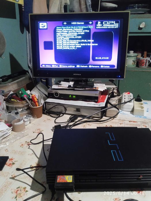 PS2 суперслим и диски