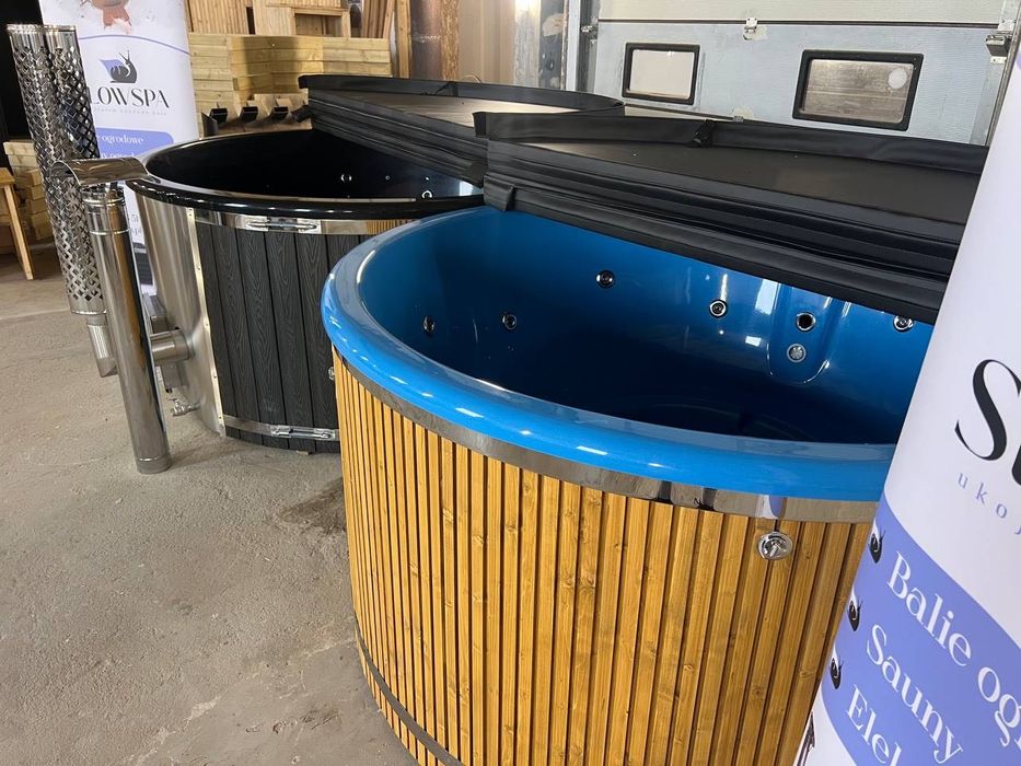 Balia ogrodowa klasy Premium -  jacuzzi wanna gorąca bania beczka domowe SPA sauna basen