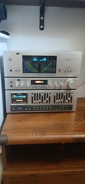 Sansui koncowka mocy przedwzmacniacz eklalizer