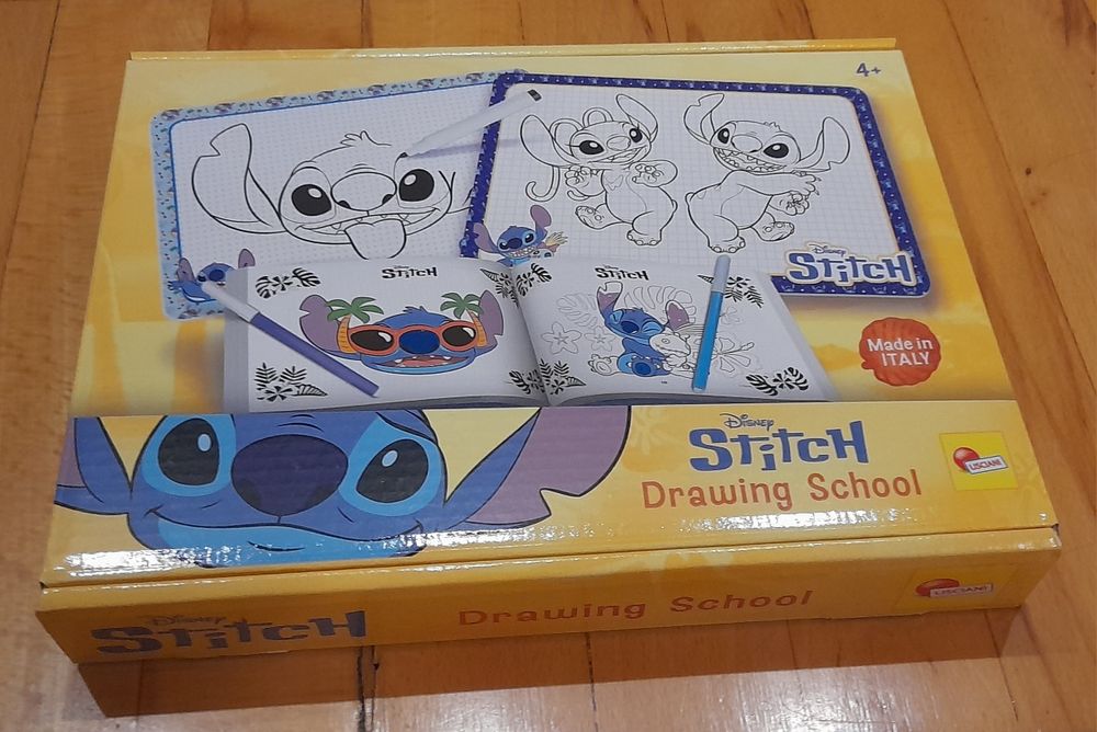 Stitch Zestaw Kreatywny Tablice, Zeszyt, Pisaki