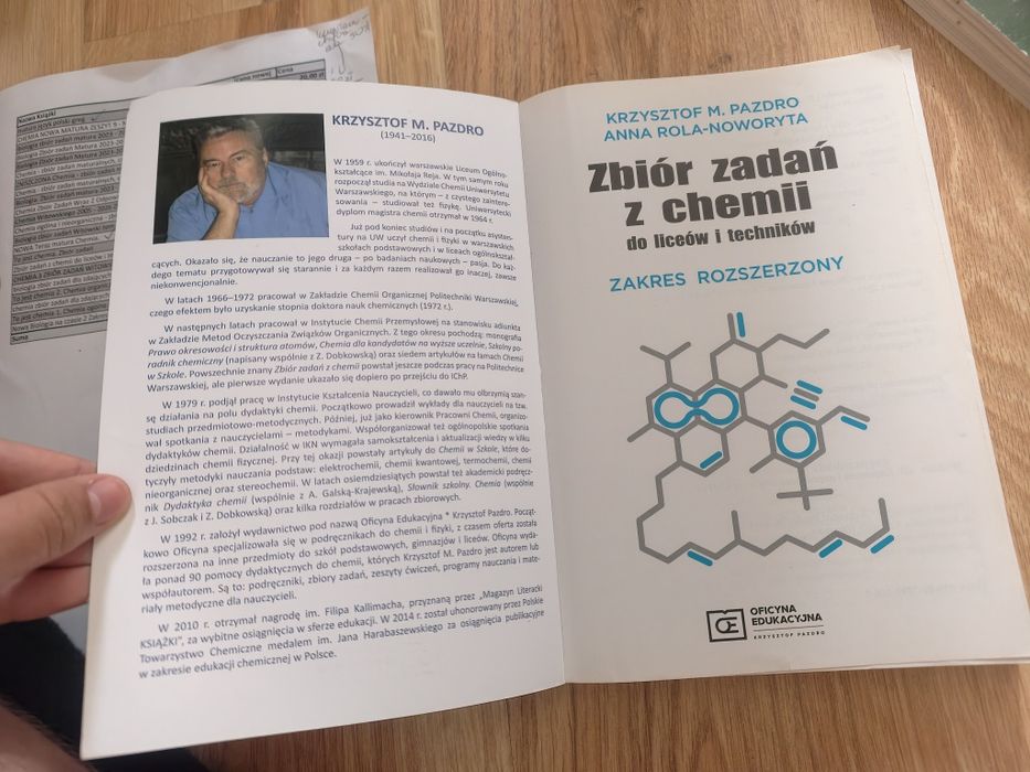 Zbiór zadan z chemii do liceow i techników zakres rozszerzony