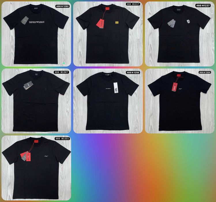 Koszulki armani shirt męskie hugo boss koszulka męska karl OUTLET