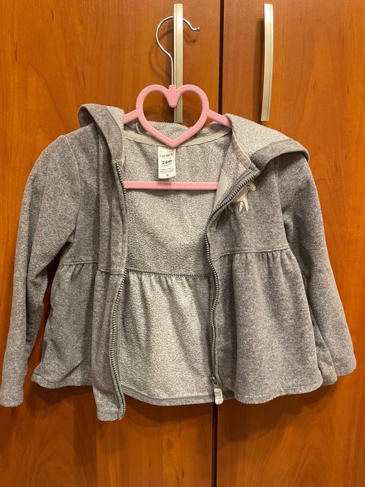 Флісова кофта carters, 24м