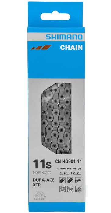 Шипи Shimano SPD-SL SM-SH10/11/12 / Ланцюг Shimano CH-HG901-11 QLink