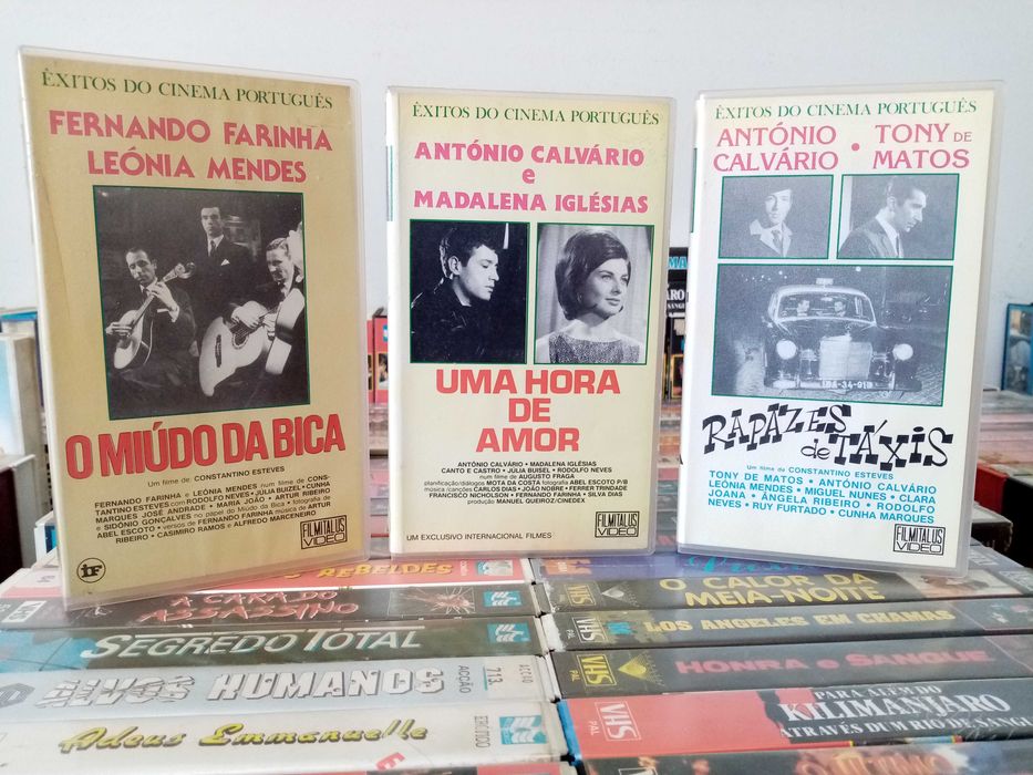 Filmes Cassete Vídeo VHS - Clássicos do Cinema Português (atualização)