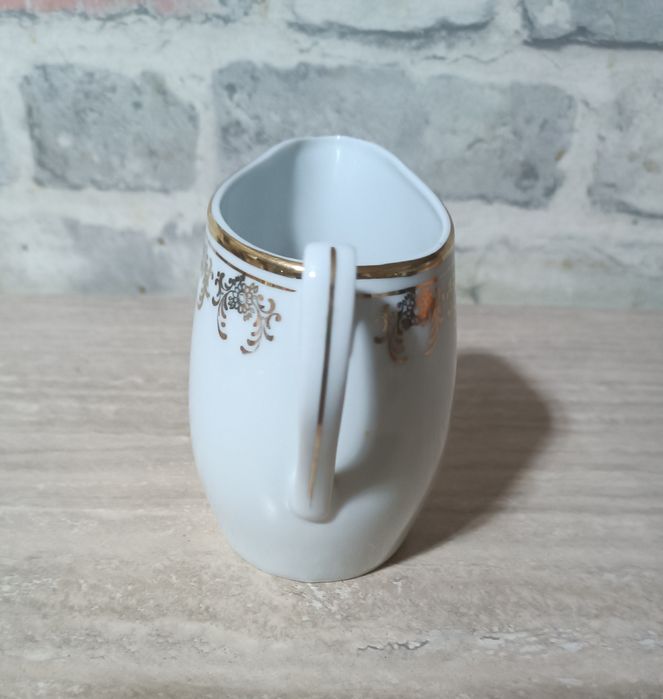 Vintage Mlecznik ze złocieniami Chodzież 10 cm