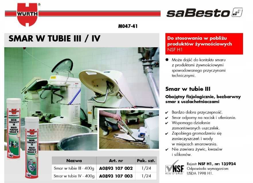 Smar trwały Würth III o przedłużonym działaniu 400g - 2szt