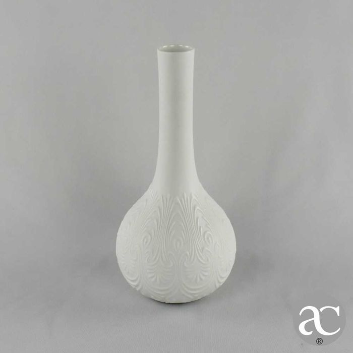 Jarra bojuda em relevo em porcelana alemã Rosenthal, circa 1970