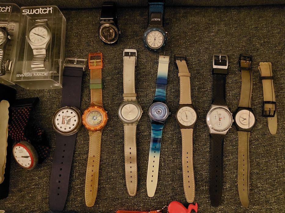 17 Swatch - alguns de coleção