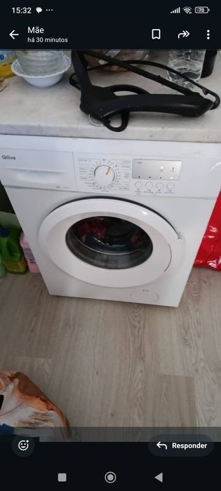 Máquina lavar roupa