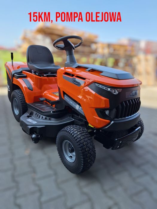 NOWY Traktorek Kosiarka GRASS GR102H 15KM Kosz 300l Hydrostat 452cc