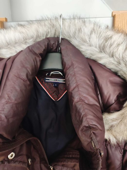 Kurtka damska Tommy Hilfiger bordo