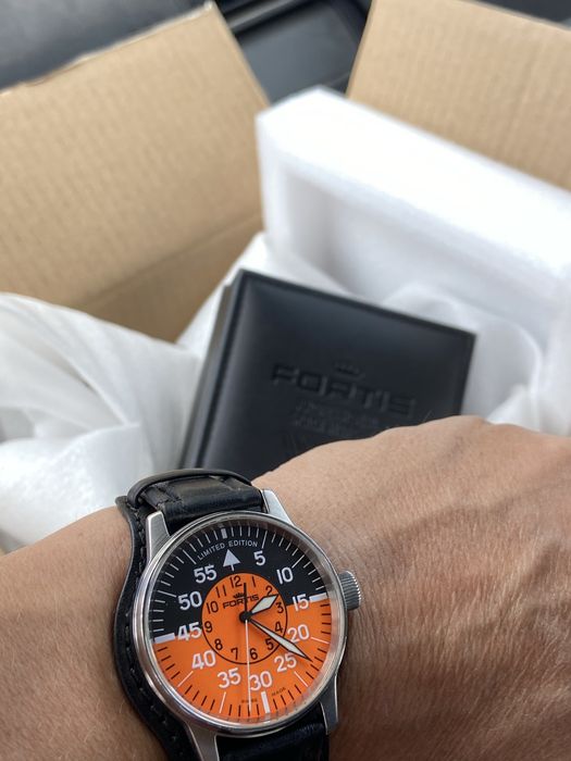 Fortis Flieger Limited ref. 654.10.1383 Swiss komplet eta manualny