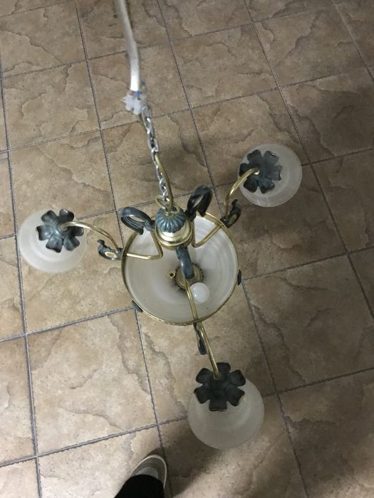 Candelabro a funcionar