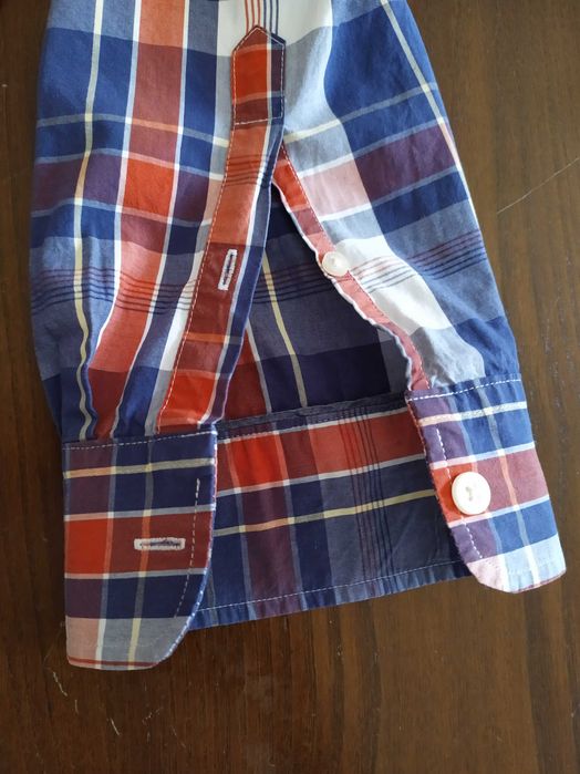 Camisa homem, xadrez, tam. XL