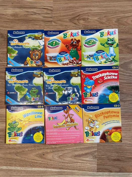 Duży zestaw gier PC – dziecięce, edukacyjne i klasyki / retro