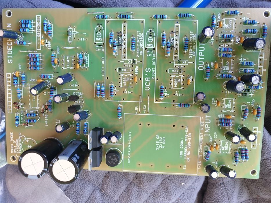 Ssl G bus -Kompresor Clone PCB-Plytka