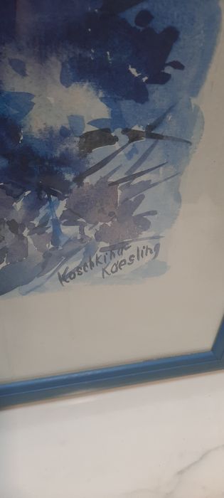 Картина 68х87 в рамке под стеклом