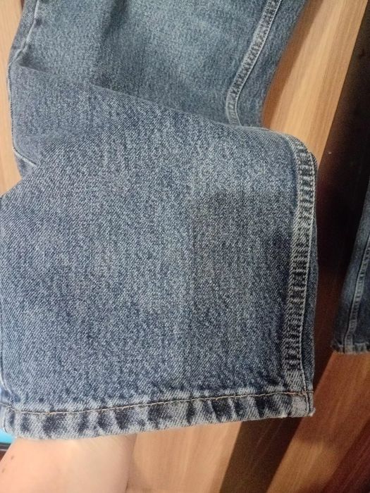 Джинси жіночі широкі xl сині як нові