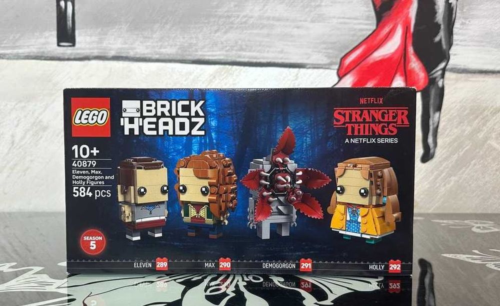 Конструктор LEGO Brick Headz 40879 Фігурки Елфі Макса Демогоргон Холлі