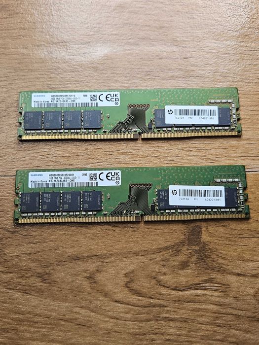 Samsung 32 gb 2 x 16 DDR4 3200 частота оперативная память гарантия
