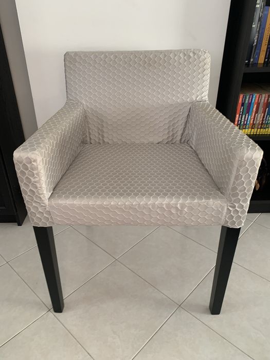 6 Cadeiras estofadas com braços IKEA NILS/MÅRENÄS