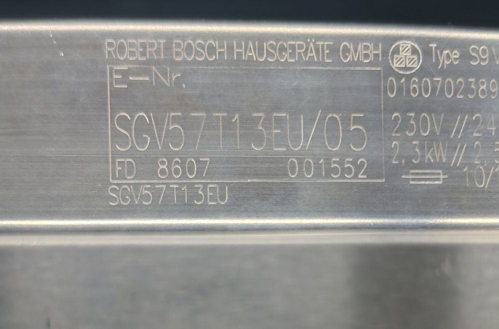 Zmywarka BOSCH Sgv57t13eu