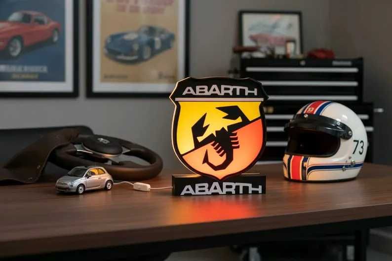 Lightbox Luminaria decorativa Abarth