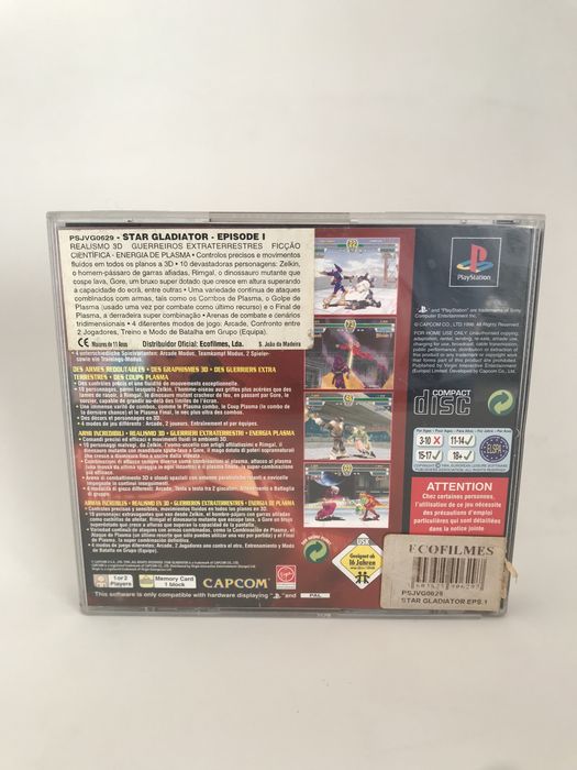Jogo Star Gladiator para Playstation 1