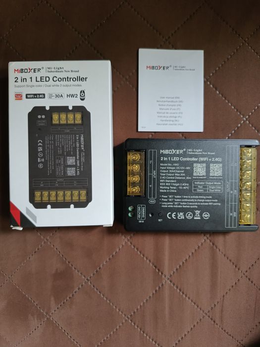 MiBoxer Mi-Light 2 in 1 LED Controller (HW2) — світлодіодний контролер із підтримкою Wi-Fi та радіочастотного управління 2.4G