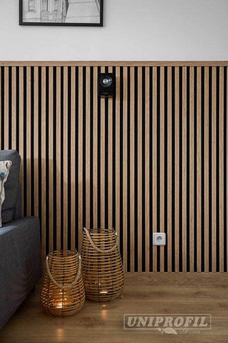 Listwa  przypodłogowa mdf - wys, 6 cm -kolor Dąb natura - Promocja !