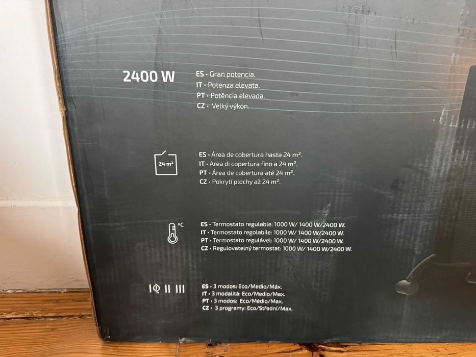 Aquecedor Mica 2400w Quase Novo