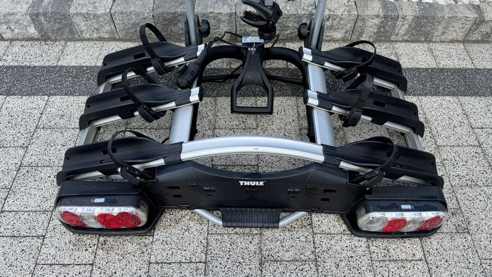 Thule EuroWay EW G2 922 bagażnik na hak na 3 rowery rowerowy samochodowy platforma odchylany e bike elektryki
