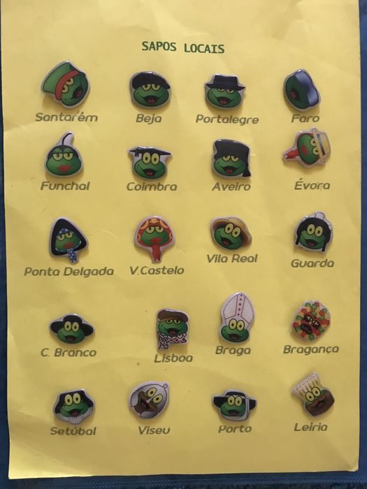 Crachas da Sapo - edicao limitada