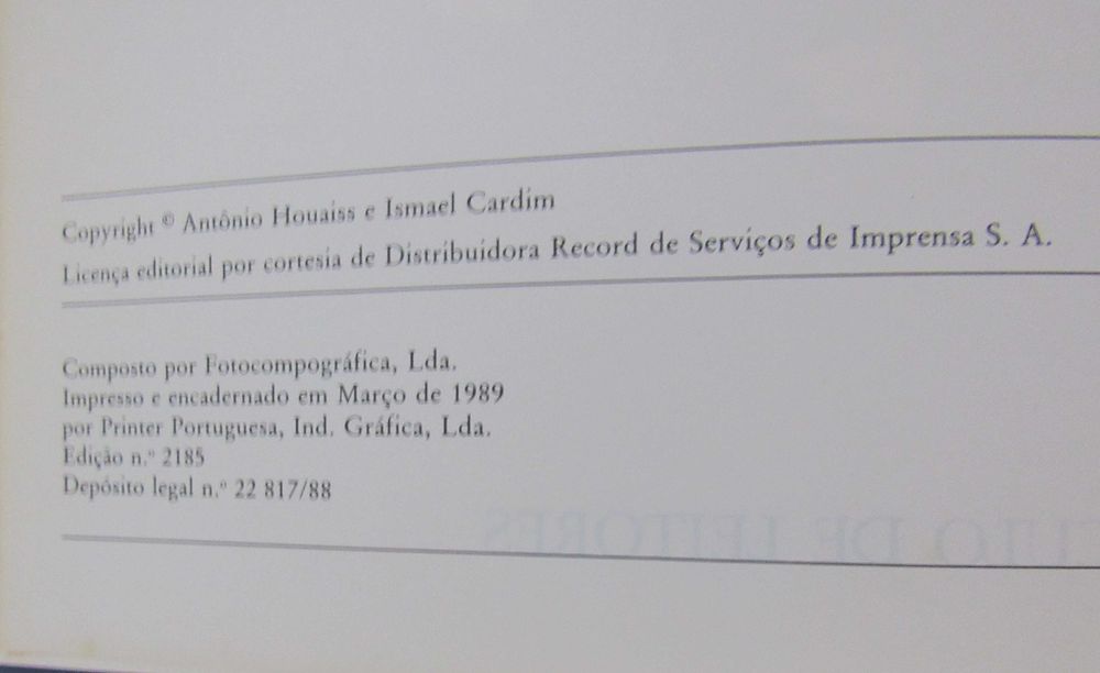 Dicionário Inglês / Português (Circulo de Leitores)