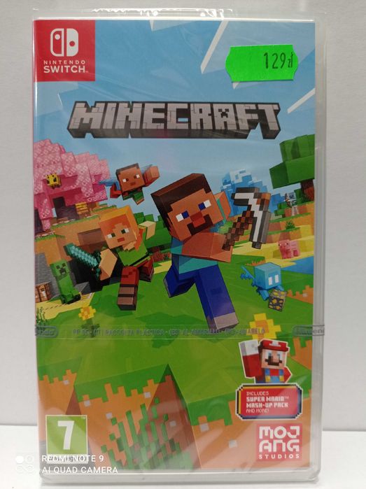 Minecraft gra na Nintendo Switch  /zamiana również/