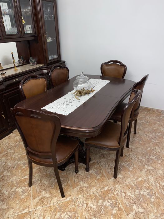 Mesa jantar + 6 cadeiras