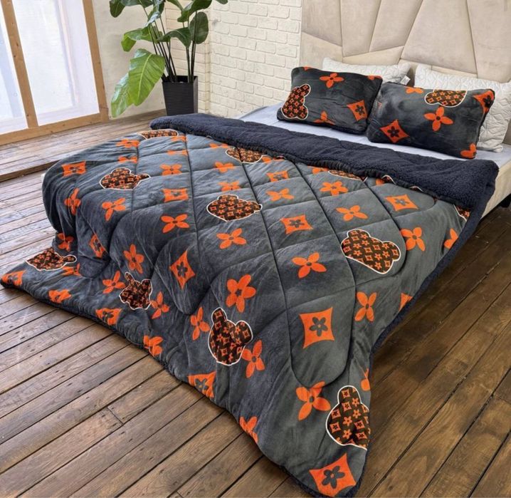 Ковдра велюрова. Велюрове покривало на ліжко на подарунок.