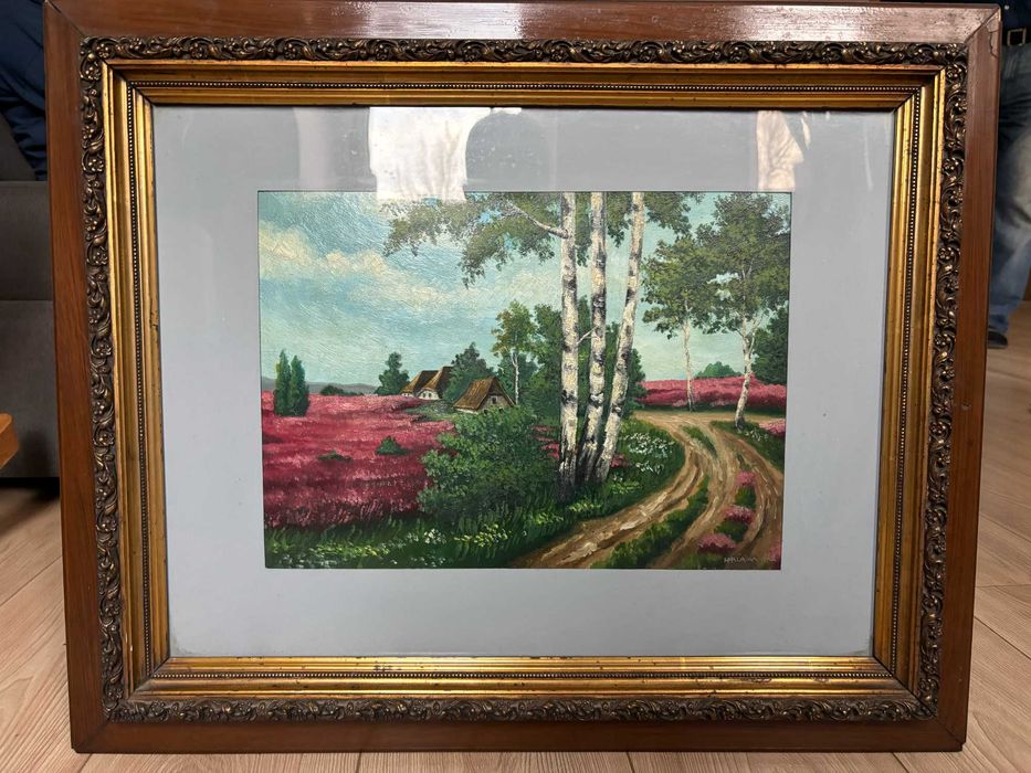 Pejzaż olejny - Henryk Malajka 1942 53x41